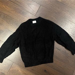 Wilfred / Aritzia Essential Chenille Sweater. Size M. Black.
